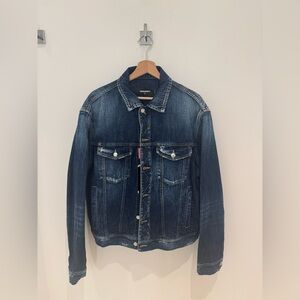 🔵 NWT DSQUARED2 Denim Jacket, Size 54